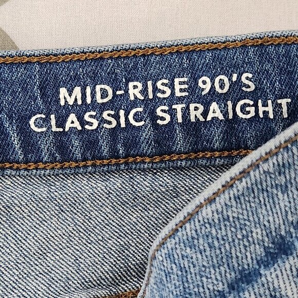 J.Crew Mid-Rise 90'S Classic Straight Leg Jeans Women's Size 27 - Picture 8 of 9